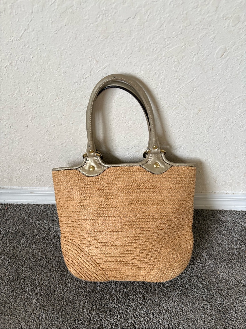 Coach Bleeker Straw Tote - Picture 3 of 11